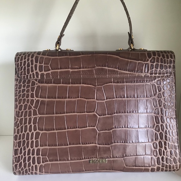 Moschino croc briefcase bag - Picture 2 of 16